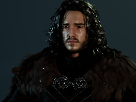 Jon Snow 3D Model