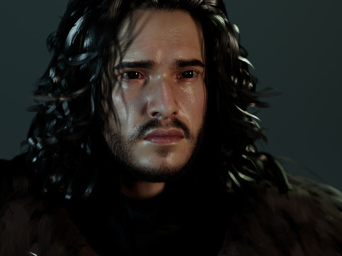 Jon Snow 3D Model