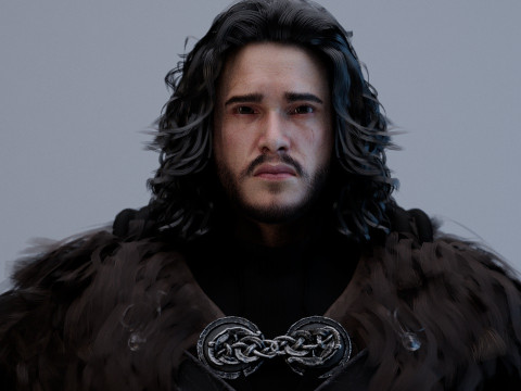 Jon Snow 3D Model
