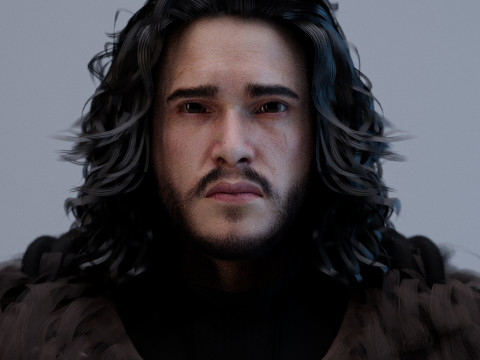 Jon Snow 3D Model