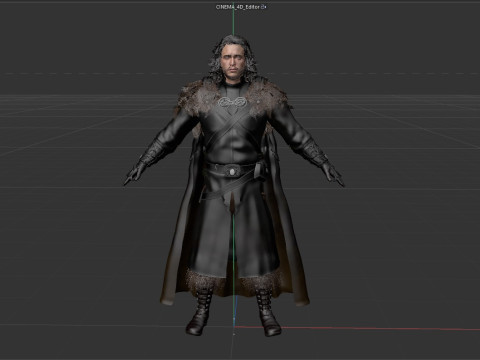 Jon Snow 3D Model