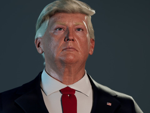 Donald Trump 3Dモデル