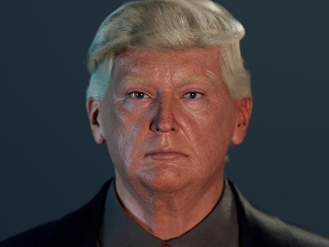 Donald Trump 3Dモデル