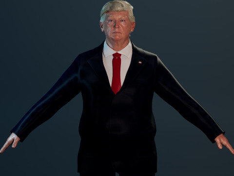 Donald Trump 3Dモデル