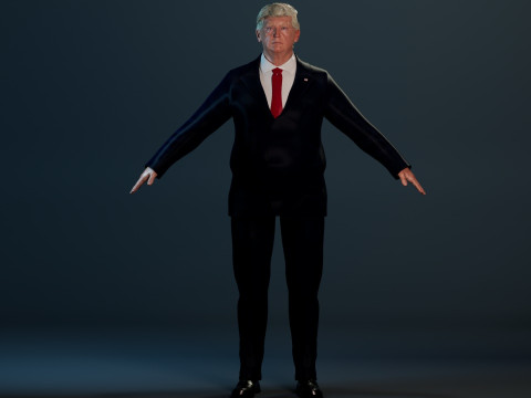 Donald Trump 3Dモデル