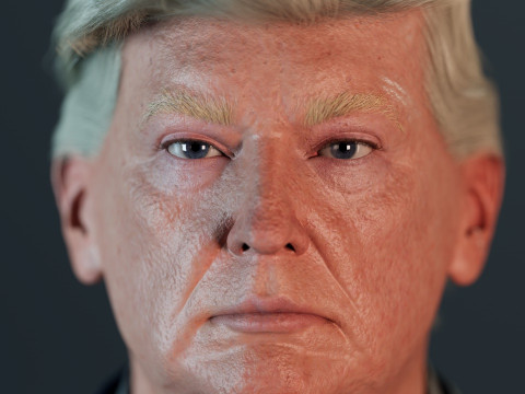 Donald Trump 3Dモデル