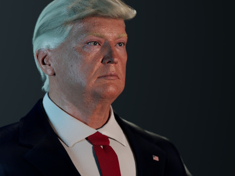 Donald Trump 3Dモデル