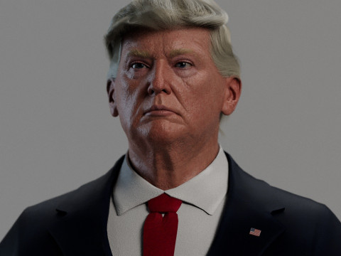 Donald Trump 3Dモデル