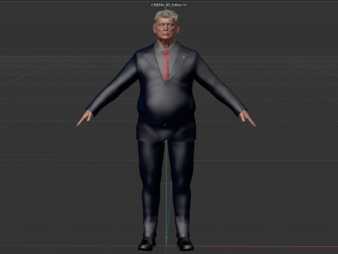 Donald Trump 3Dモデル