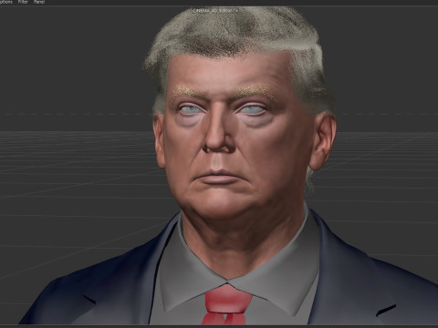 Donald Trump 3Dモデル