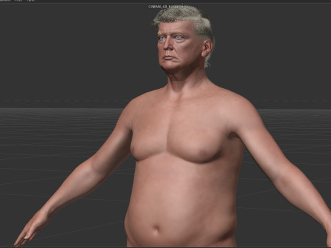 Donald Trump 3Dモデル