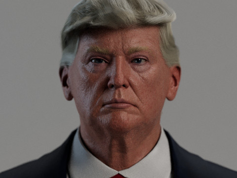 Donald Trump 3Dモデル