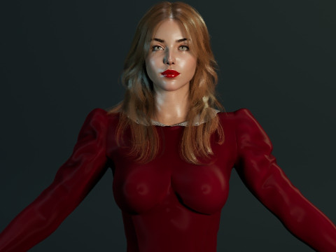 Sydney Sweeney 3Dモデル
