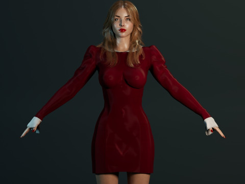 Sydney Sweeney 3Dモデル