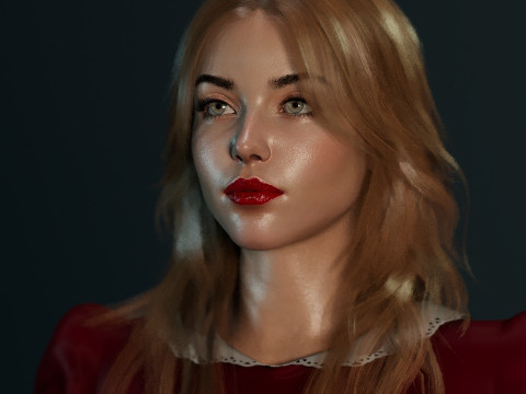 Sydney Sweeney 3Dモデル