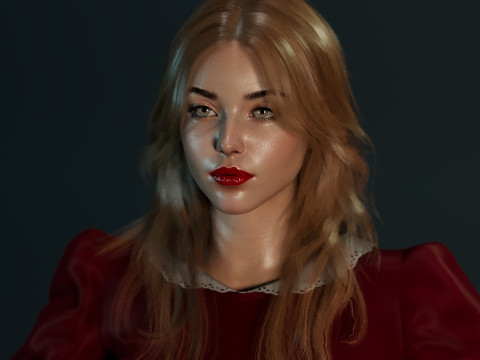 Sydney Sweeney 3Dモデル