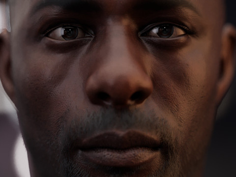 Idris Elba 3D 模型