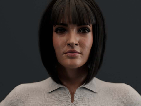 Uma Thurman Modèle 3D