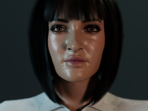 Uma Thurman Modelo 3D