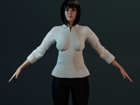 Uma Thurman Modelo 3D