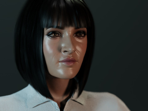 Uma Thurman Modelo 3D