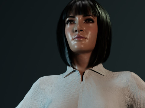 Uma Thurman Modelo 3D