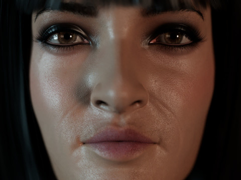 Uma Thurman Modelo 3D