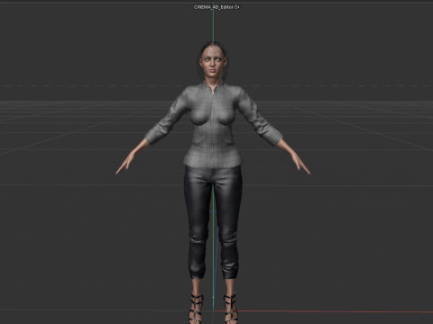 Uma Thurman Modelo 3D
