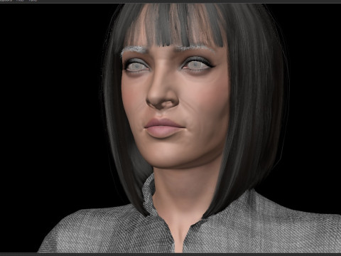 Uma Thurman Modelo 3D