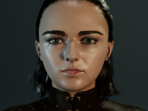 Arya Stark Model 3D