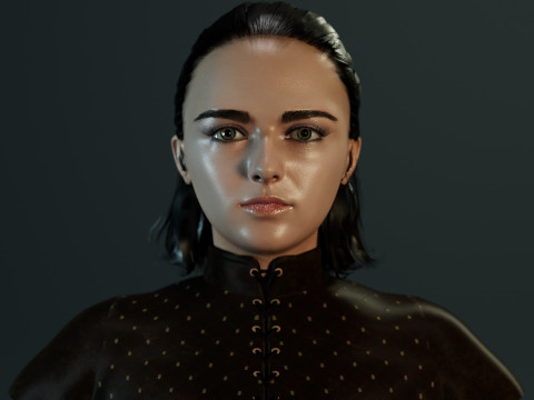 Arya Stark Model 3D
