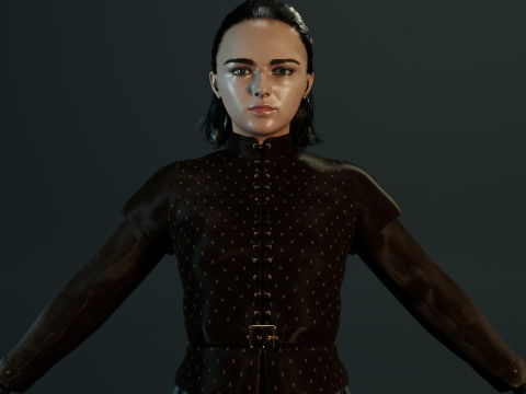 Arya Stark Model 3D