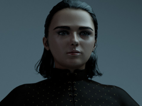 Arya Stark Model 3D