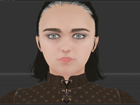 Arya Stark Model 3D