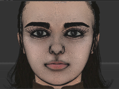 Arya Stark Model 3D