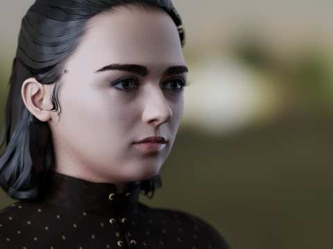 Arya Stark Model 3D