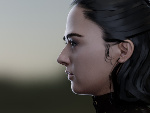 Arya Stark Model 3D