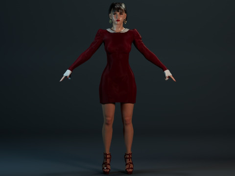 Felicity Jones Modelo 3D