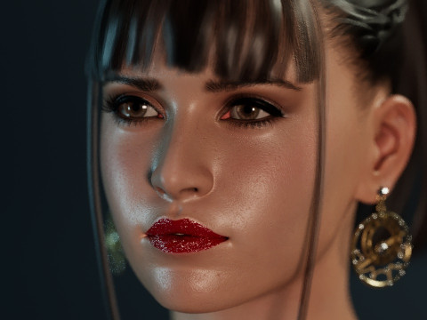 Felicity Jones Modelo 3D