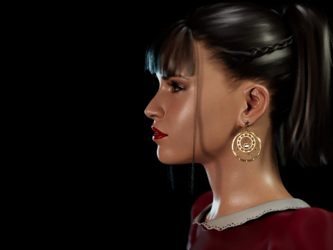 Felicity Jones Modelo 3D