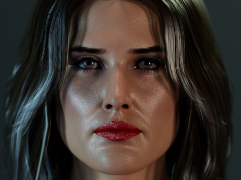 Cobie Smulders 3D Model
