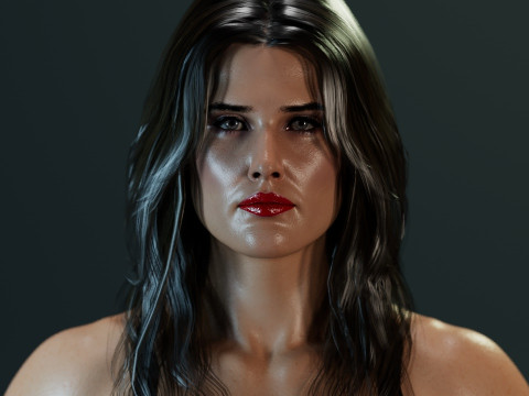 Cobie Smulders 3D Model