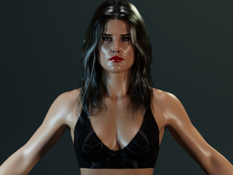 Cobie Smulders 3D Model