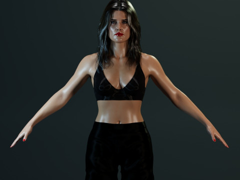 Cobie Smulders 3D Model