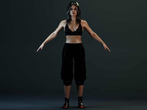 Cobie Smulders 3D Model