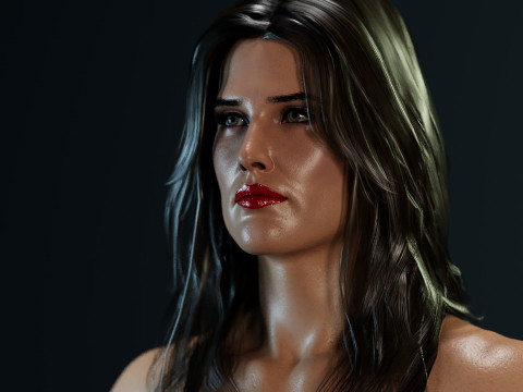 Cobie Smulders 3D Model