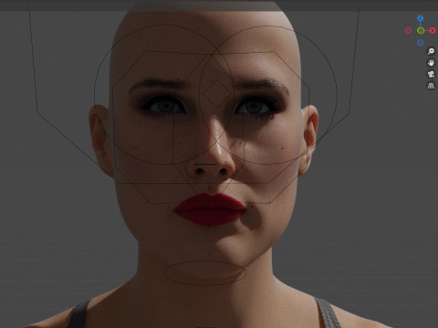 Cobie Smulders 3D Model