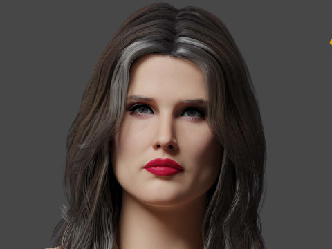Cobie Smulders 3D Model