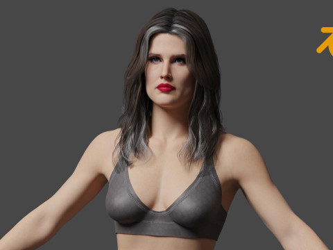 Cobie Smulders 3D Model