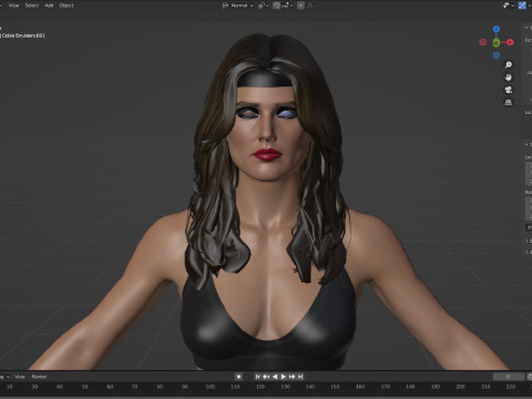 Cobie Smulders 3D Model